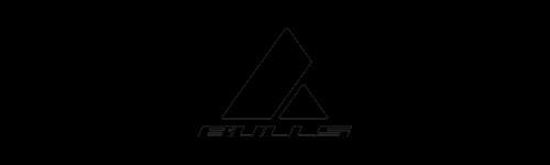 Bulls Logo mit schwarzem Schriftzug und geometrischen Formen