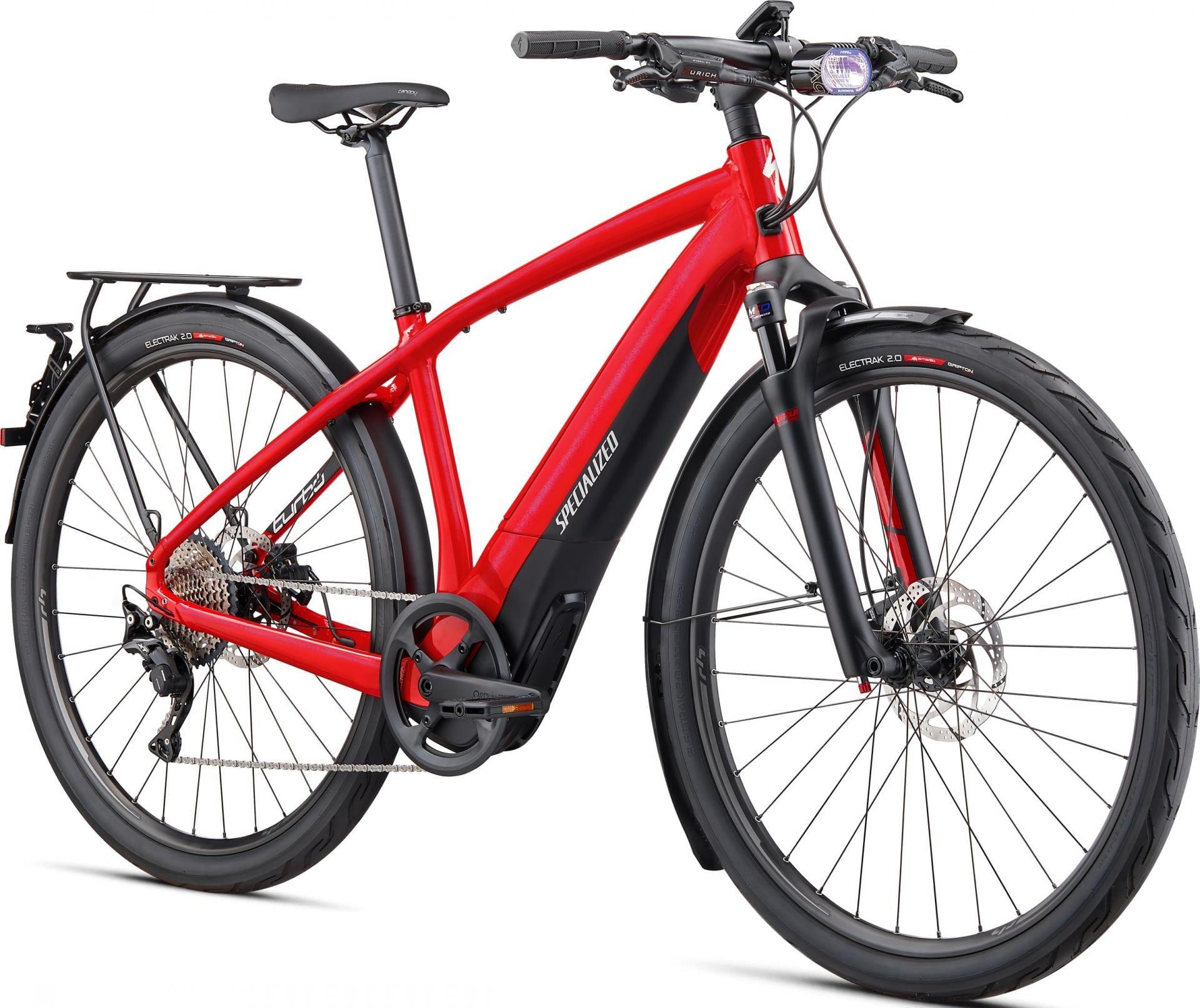 Specialized Turbo Vado 6.0 E-Bike in Rot, Seitenansicht