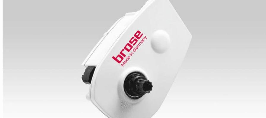 Brose S-Pedelec-Motor in Weiß, Seitenansicht