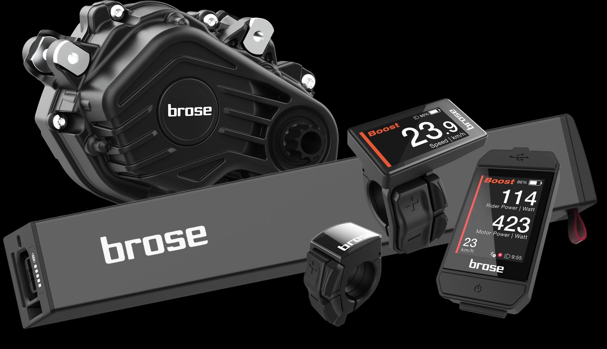 Detailaufnahme des Brose Drive³ Peak Motors