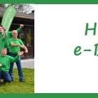 Gruppenfoto der e-Bike Experten von e-motion vor einem Gebäude