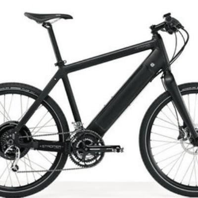 Schwarzes Stromer E-Bike mit sportlichem Design