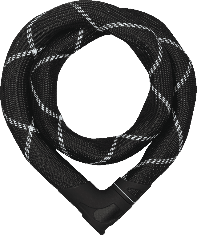 Robuste ABUS Schlosskette Iven 8210 für E-Bike und Pedelec. Zuverlässiger Schutz gegen Diebstahl mit stilvollem Des