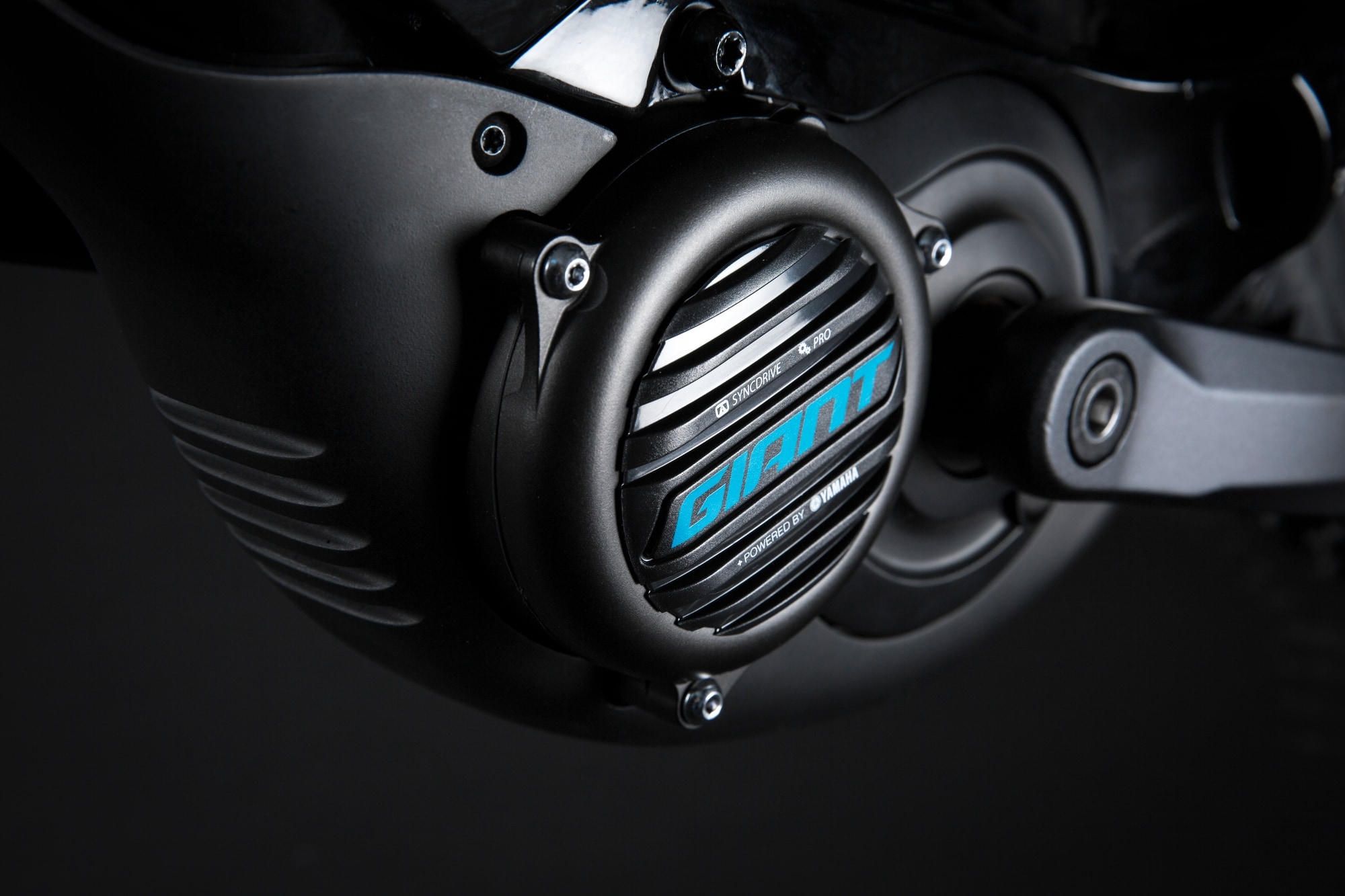 Detailaufnahme des Giant SyncDrive Pro Motors, bekannt für seine Leistung und Zuverlässigkeit bei E-Bikes.