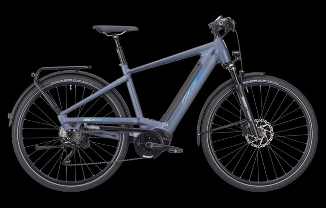 Ibex Ecomfort Neo E-Bike Seitenansicht mit Gepäckträger