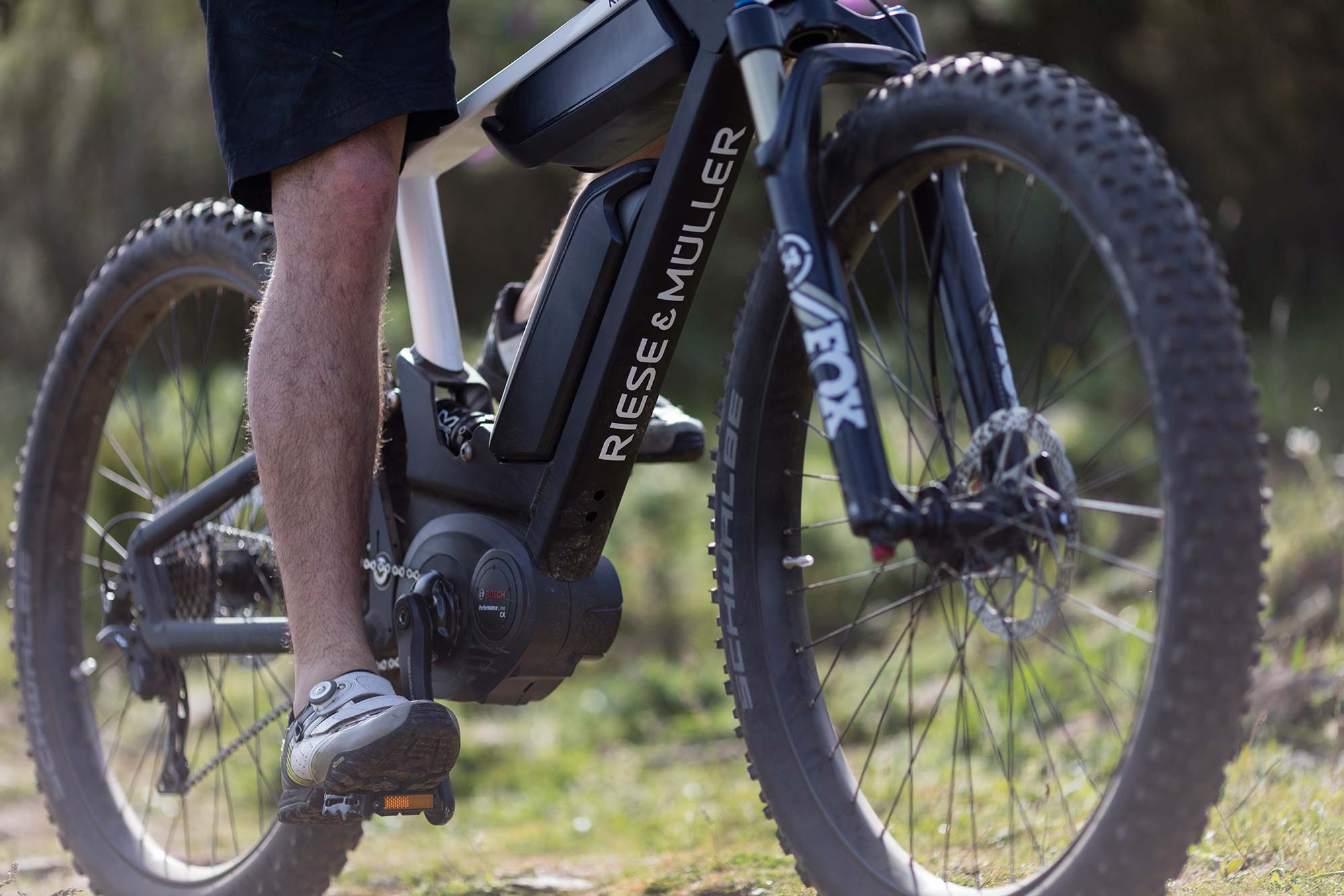 Erlebe das Offroad-Abenteuer mit dem Riese & Müller Delite Mountain E-Bike von 2017, ausgestattet mit Bosch Perform