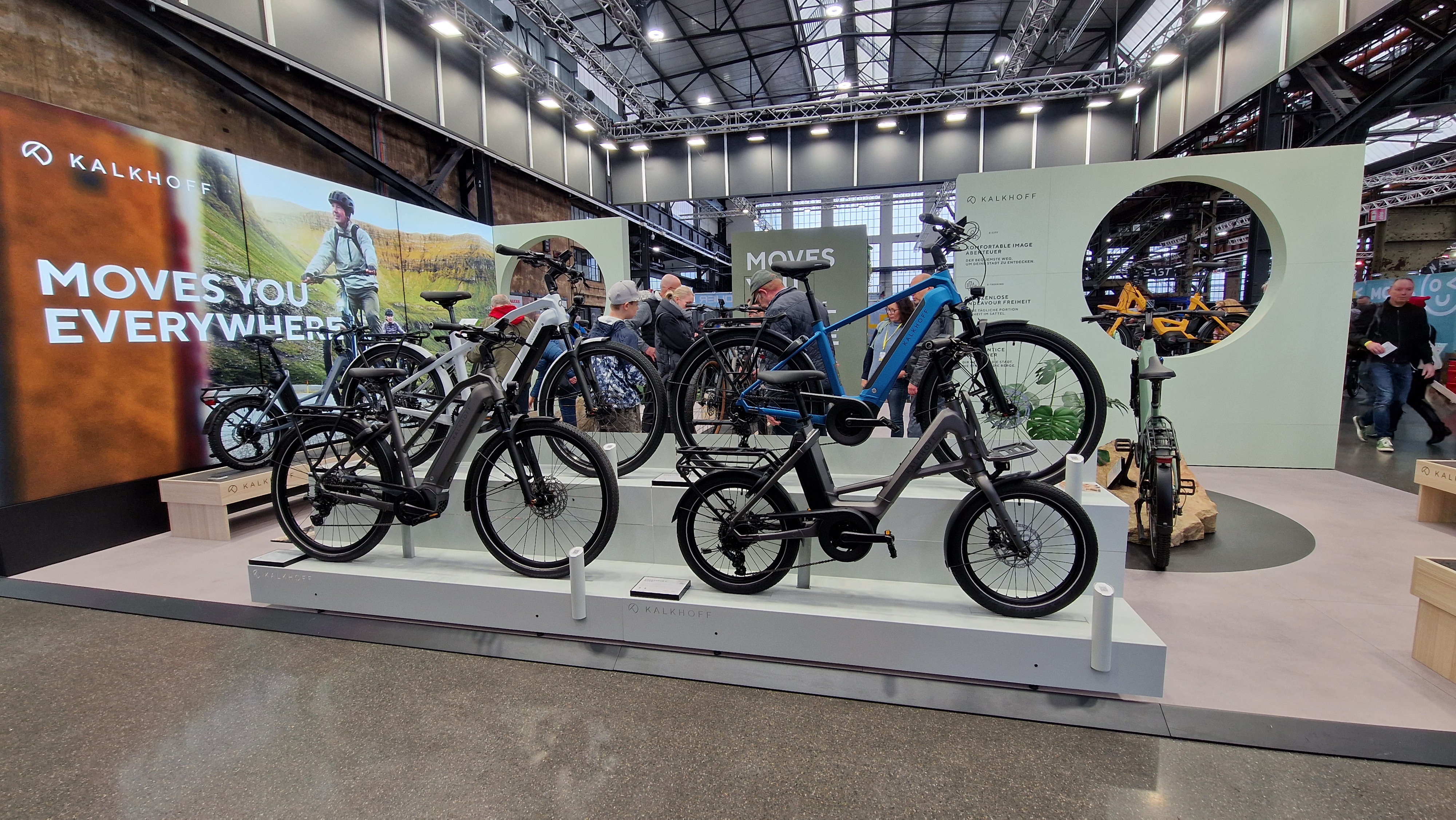 Bild vom Kalkhoff Stand auf der Cyclingworld 2024