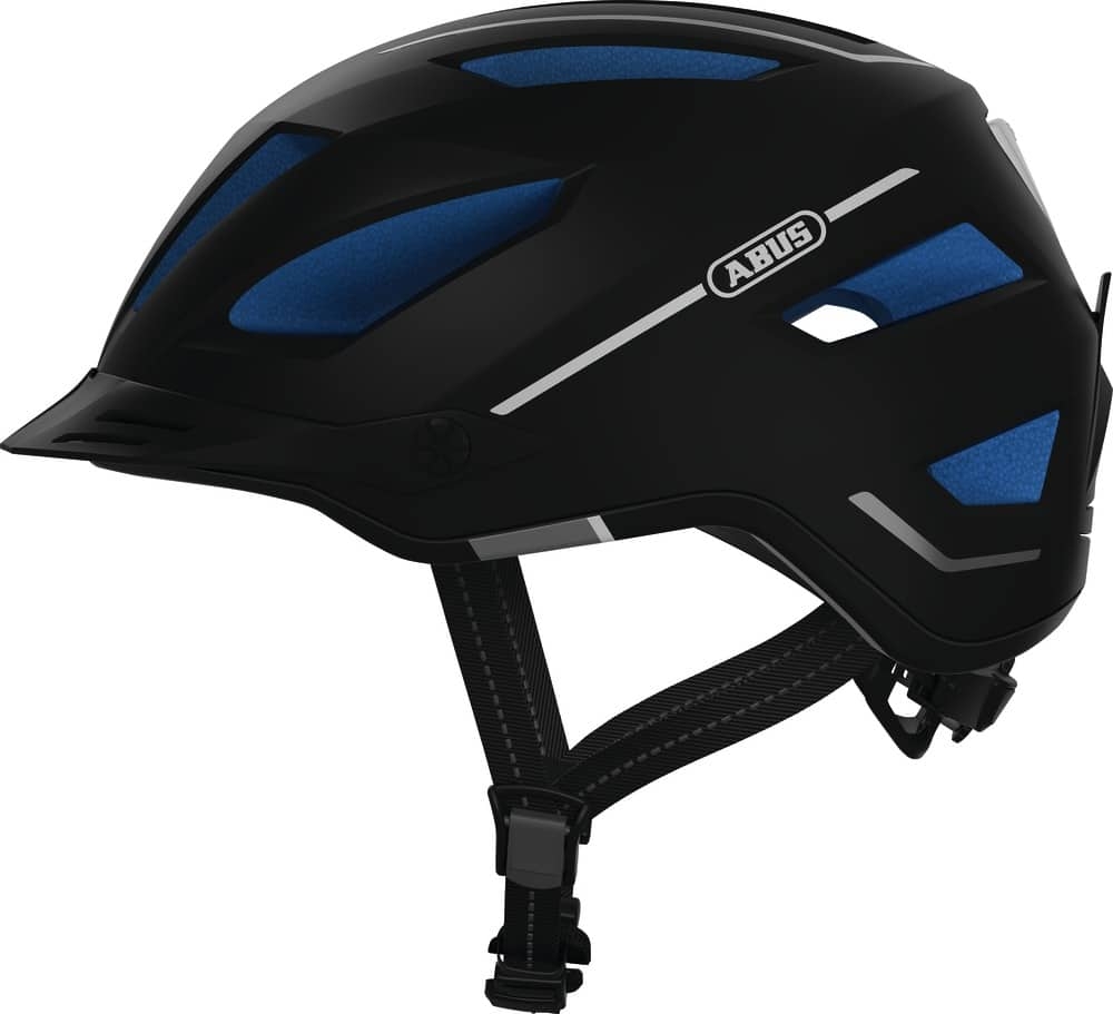 Sicherer und stilvoller Abus Fahrradhelm Pedelec 2.0 in elegantem Schwarz, ideal für E-Biker.