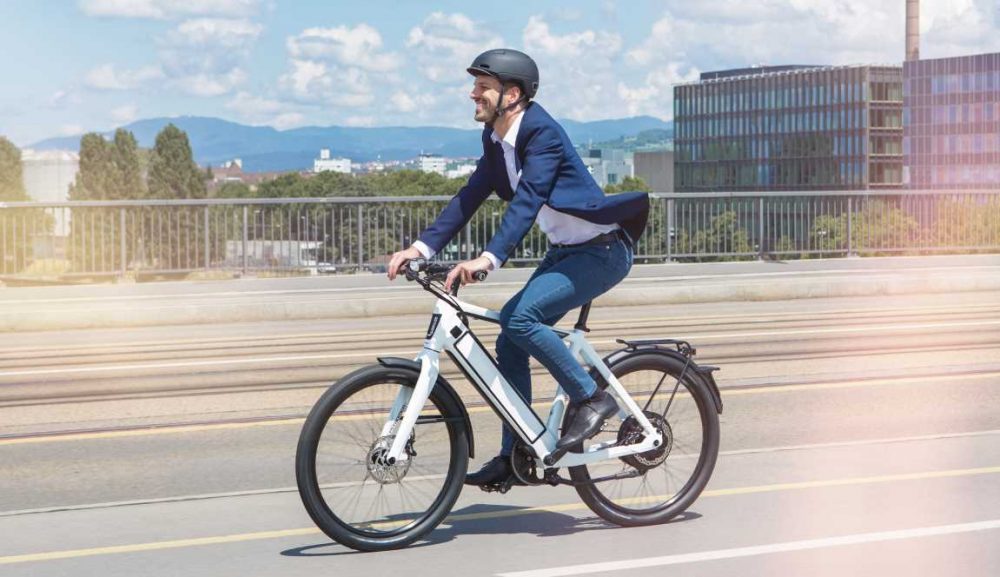 Mit dem Stromer Speed-Pedelec schnell in der Stadt fahren