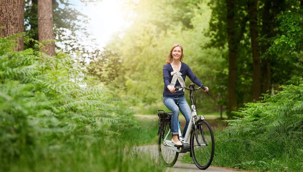 e-Bike Fahren und Lunge stärken