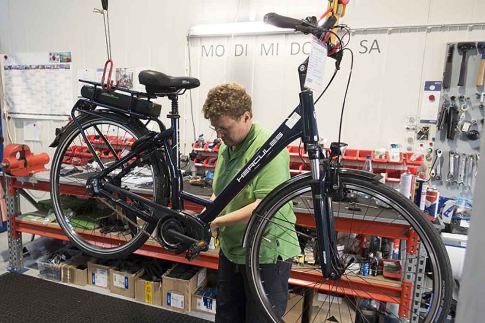 Elektromotor und Akku inspizieren lassen