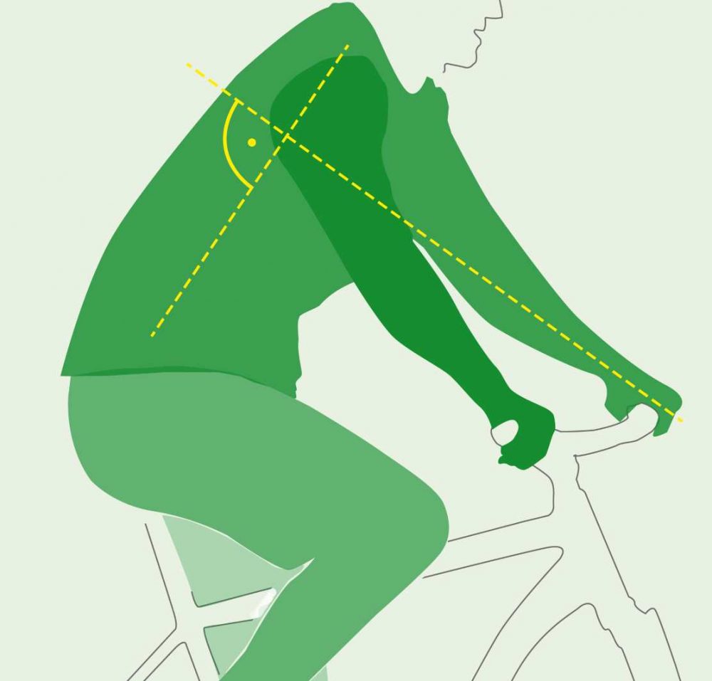 sitzhaltung fahrrad