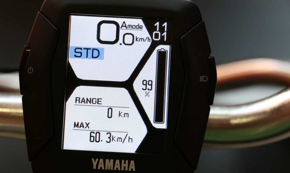 Das Display C ist der umfangreichste Bordcomputer von Yamaha