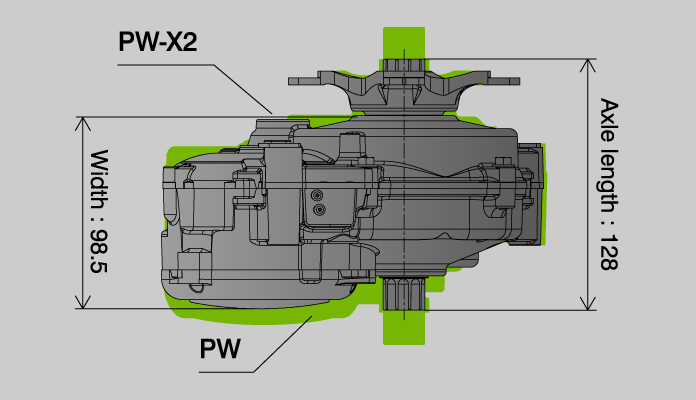 Yamaha PW-X2 Elektrovelo Antrieb Kompakt1