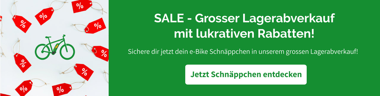 Grosser Lagerabverkauf mit lukrativen Rabatten in der e-motion e-Bike Welt Dietikon